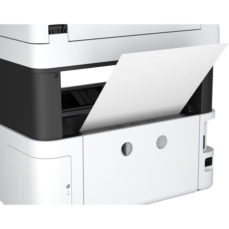 Epson WorkForce ST-M3000 Monochrome Multifunction Supertank Printer. Cartridge Free MFP with ADF & Fax Inkjet copier/Fax/Scanner-1200x2400 dpi Print-Automatic Duplex Print-1200 dpi Optical Scan-20 ppm-Up to 23k pages of ink-Wireless LAN — C11CG93201