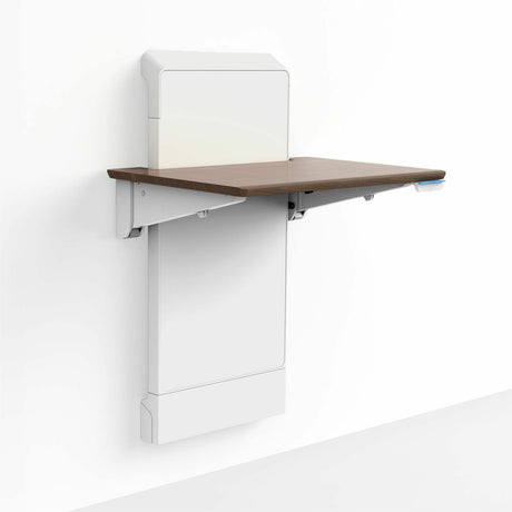 Ergotron WorkFit Elevate (walnut hills) Sit-Stand Wall Desk — 24-804-S894