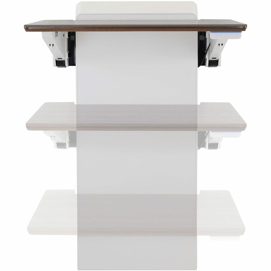 Ergotron WorkFit Elevate (walnut hills) Sit-Stand Wall Desk — 24-804-S894