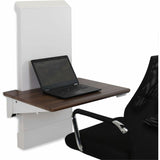 Ergotron WorkFit Elevate (walnut hills) Sit-Stand Wall Desk — 24-804-S894