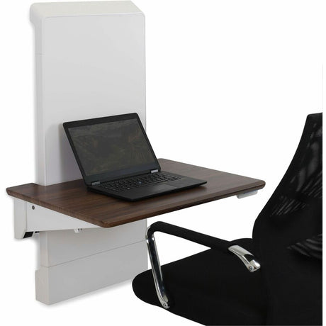 Ergotron WorkFit Elevate (walnut hills) Sit-Stand Wall Desk — 24-804-S894