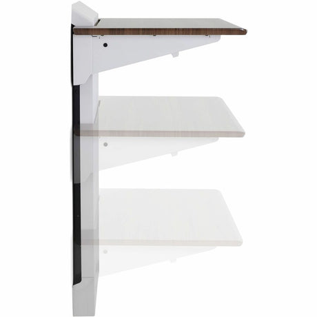 Ergotron WorkFit Elevate (walnut hills) Sit-Stand Wall Desk — 24-804-S894