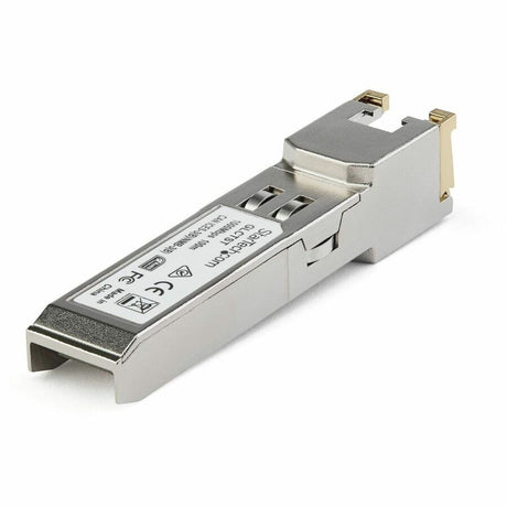 StarTech.com Dell EMC SFP-1G-T Compatible SFP Module - 1000BASE-T - 1GE Gigabit Ethernet SFP to RJ45 Cat6/Cat5e Transceiver - 100m — SFP1GTEMCST