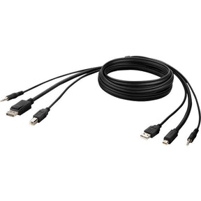 Belkin MiniDP to DP + USB A/B + Audio Passive Combo KVM Cable — F1DN1CCBL-MP6t