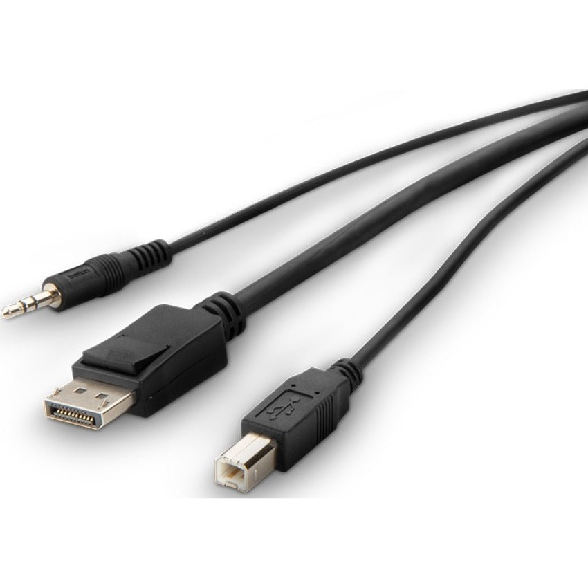 Belkin MiniDP to DP + USB A/B + Audio Passive Combo KVM Cable — F1DN1CCBL-MP6t