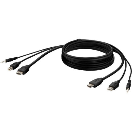 Belkin HDMI High Retention + USB A/B + Audio Passive Combo KVM Cable — F1DN1CCBL-HH10t