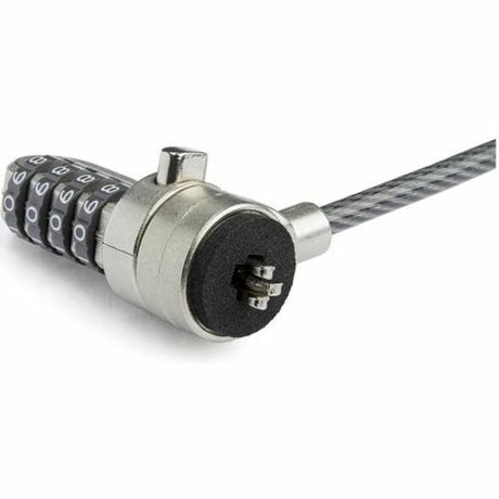 StarTech.com Universal Laptop Cable Lock Expansion Loop - Add a 6" 4-Digit Combination K-Slot Lock to Secure Multiple Devices - Anti Theft — BRNCHLOCK