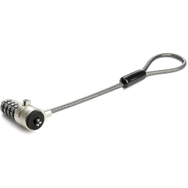 StarTech.com Universal Laptop Cable Lock Expansion Loop - Add a 6" 4-Digit Combination K-Slot Lock to Secure Multiple Devices - Anti Theft — BRNCHLOCK