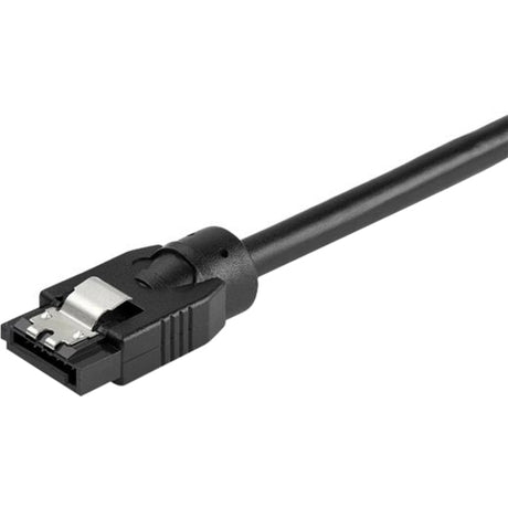 StarTech.com 0.3 m Round SATA Cable - Latching Connectors - 6Gbs SATA Cord - SATA Hard Drive Power Cable - (SATRD30CM) — SATRD30CM