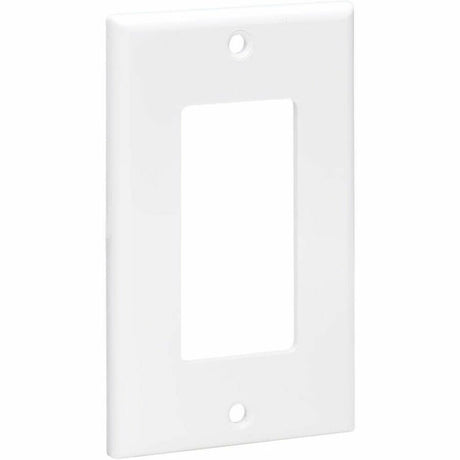 Tripp Lite by Eaton Single-Gang Faceplate, Decora Style - Vertical, White — N042D-100-WH