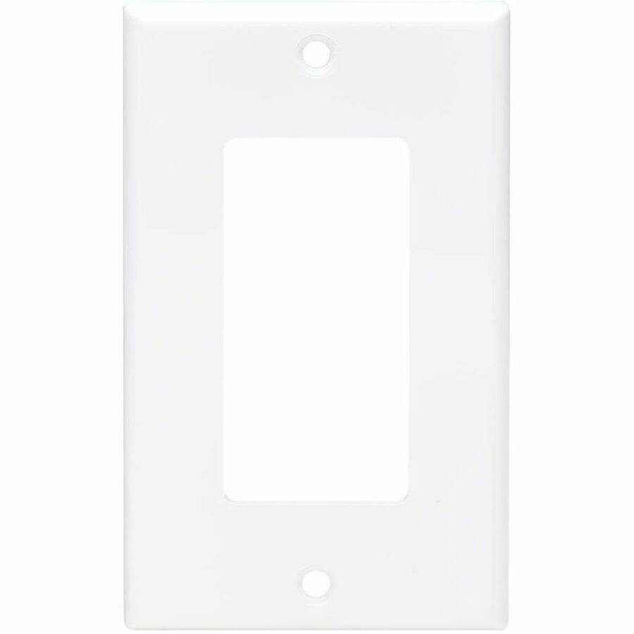 Tripp Lite by Eaton Single-Gang Faceplate, Decora Style - Vertical, White — N042D-100-WH