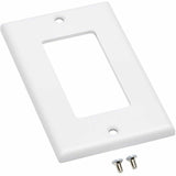Tripp Lite by Eaton Single-Gang Faceplate, Decora Style - Vertical, White — N042D-100-WH