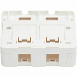 Tripp Lite by Eaton Surface-Mount Box for Keystone Jack 2-Port Wall Celling White — N082-002-WH