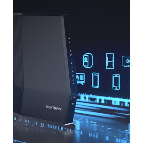 Netgear Nighthawk CAX80 Wi-Fi 6 IEEE 802.11ax Ethernet, Cable Wireless Router — CAX80-100NAS