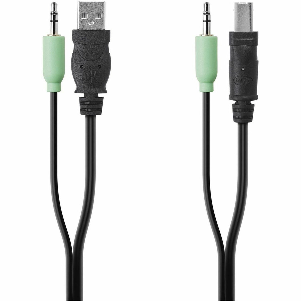 Belkin TAA USB/AUD SKVM CBL, USB A/B, 3.5mm AUDIO — F1D9022B06T