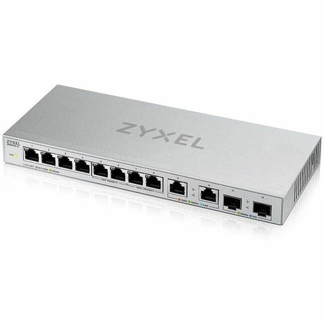 ZYXEL 12-Port Unmanaged Multi-Gigabit Switch with 2-Port 2.5G and 2-Port 10G SFP+ — XGS1010-12