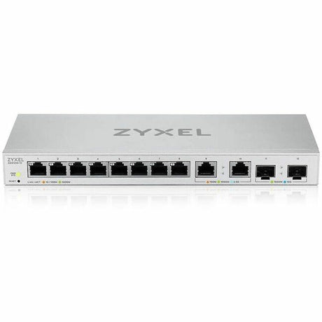 ZYXEL 12-Port Web-Managed Multi-Gigabit Switch with 2-Port 2.5G and 2-Port 10G SFP+ — XGS1210-12