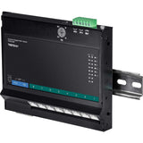 TRENDnet 10-Port Industrial Gigabit PoE+ Wall-Mounted Front Access Switch; TI-PG102F; 8x Gigabit PoE+ Ports; 2 x Gigabit SFP Slots; 240W PoE Budget; DIN-Rail & Wall Mount Brackets Included; IP40 Rated