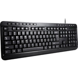 Adesso Antimicrobial Multimedia Desktop Keyboard and Mouse Combo — AKB-132CB