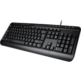 Adesso Antimicrobial Multimedia Desktop Keyboard and Mouse Combo — AKB-132CB