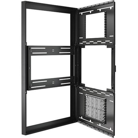Chief Impact On-Wall Portrait Kiosk - For 65" LCD Displays - Black — LW65UBP