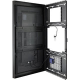 Chief Impact On-Wall Portrait Kiosk - For 65" LCD Displays - Black — LW65UBP