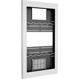 Chief Impact On-Wall Kiosk - Portrait 65" White — LW65UWP