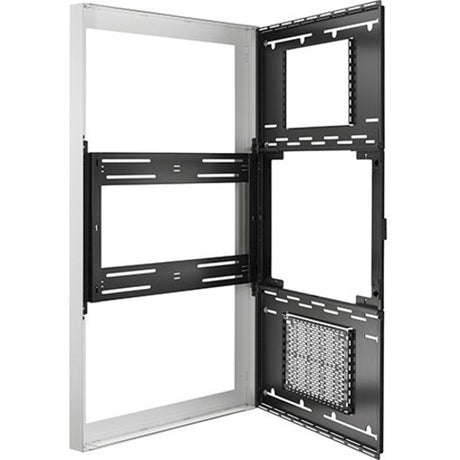 Chief Impact On-Wall Kiosk - Portrait 65" White — LW65UWP