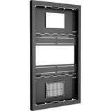 Chief Impact 75" On-Wall Kiosk Enclosure - Landscape - Black — LW75UBP