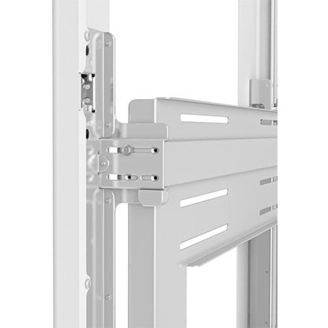 Chief Impact Floor Mounted Back-to-Back Kiosk, Portrait 55" Black — LF55UBP-B2B