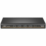 Vertiv Avocent Cybex Secure MultiViewer KVM Switch, 4 Port, Cursor Navigation Switching, NIAP Version 4.0 Certified, TAA Compliant (SCMV245DPH-400)