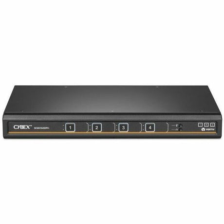 Vertiv Avocent Cybex Secure MultiViewer KVM Switch, 4 Port, Cursor Navigation Switching, NIAP Version 4.0 Certified, TAA Compliant (SCMV245DPH-400)