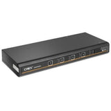Vertiv Avocent Cybex Secure MultiViewer KVM Switch, 4 Port, Cursor Navigation Switching, NIAP Version 4.0 Certified, TAA Compliant (SCMV245DPH-400)