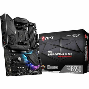 MSI MPG B550 GAMING PLUS Desktop Motherboard - AMD B550 Chipset - Socket AM4 - ATX — B550GPLUS