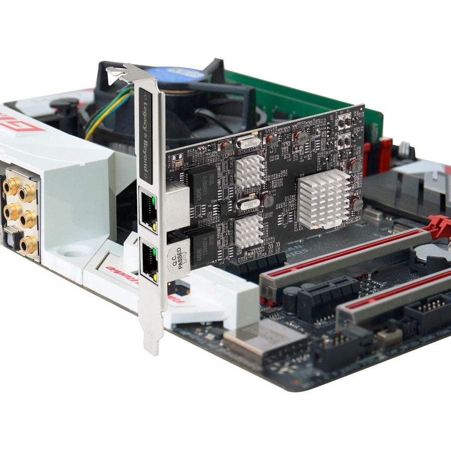 SIIG Dual 2.5G 4-Speed Multi Gigabit Ethernet PCIe Card — LB-GE0711-S1