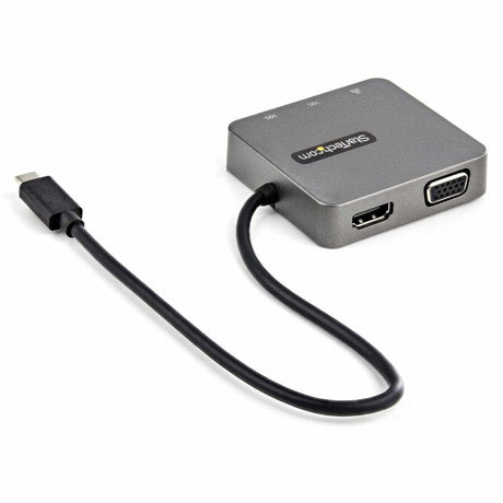 StarTech.com USB-C Multiport Adapter - USB 3.1 Gen 2 Type-C Mini Dock - USB-C to 4K HDMI or 1080p VGA - 10Gbps USB-A & USB-C, Ethernet — DKT31CHVL