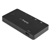 StarTech.com 2 Port USB C KVM Switch - 4K 60Hz HDMI - Compact UHD Desktop KVM Switch w/USB Type C Cables - Bus Powered MacBook ThinkPad — SV211HDUC