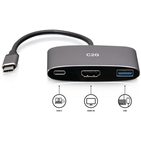 C2G USB C Docking Station - USB C to HDMI, USB 3.0 & USB C — C2G54460