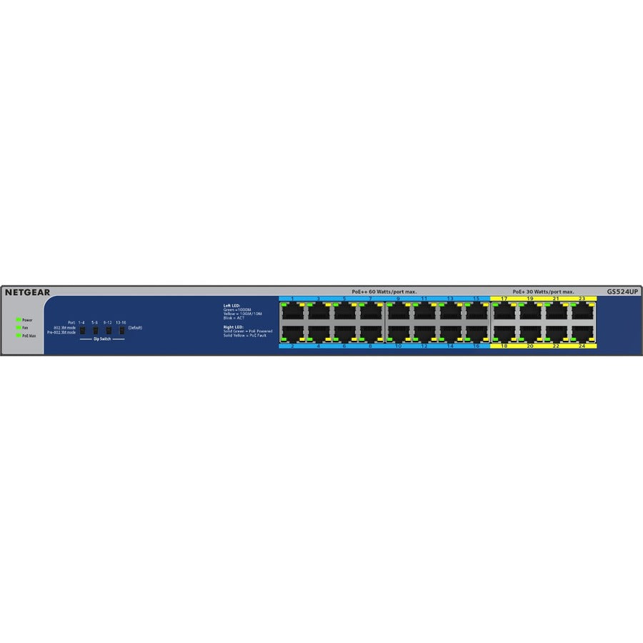 Netgear GS524UP Ethernet Switch — GS524UP-100NAS