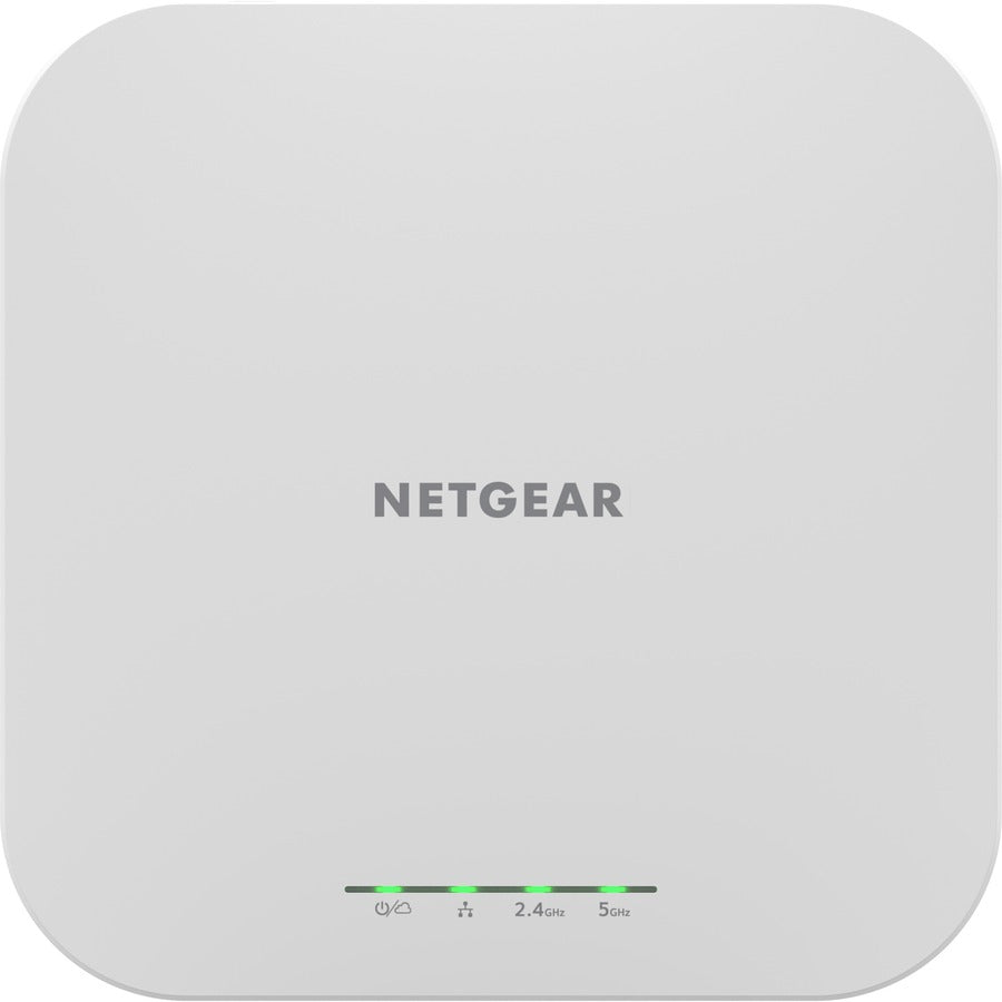 Netgear WAX610 Wi-Fi 6 IEEE 802.11 a/b/g/n/ac/ax/i 1.80 Gbit/s Wireless Access Point - Indoor — WAX610-100NAS
