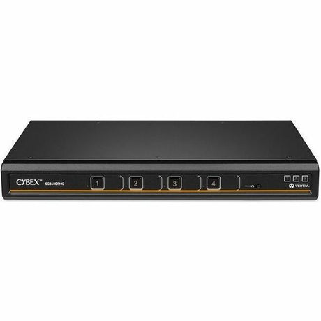 Vertiv Avocent Cybex SC800 Secure Desktop KVM Switch, Single Monitor, 4 Port, Common Access Card, NIAP Version 4.0, TAA Compliant (SC840DPHC-400)