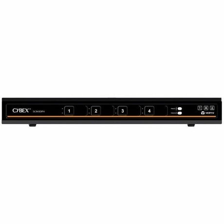 Vertiv Avocent Cybex SC800 Secure Desktop KVM, Single Head Monitor, 4 Port, Common Access Card (CAC), NIAP Version 4.0, TAA Compliant (SC845DPH-400)