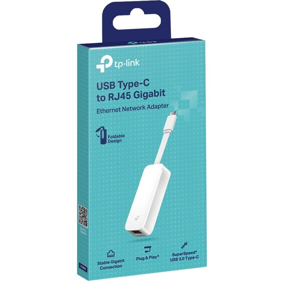 TP-Link UE300C - USB Type-C to RJ45 Gigabit Ethernet LAN Network Adapter — UE300C