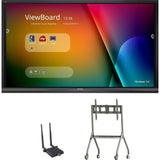 ViewSonic ViewBoard IFP7550-E4 - 4K Interactive Display with WiFi Adapter and Slim Trolley Cart - 350 cd/m2 - 75" — IFP7550-E4