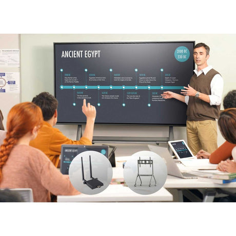 ViewSonic ViewBoard IFP8650-E4 - 4K Interactive Display with WiFi Adapter and Slim Trolley Cart - 350 cd/m2 - 86" — IFP8650-E4