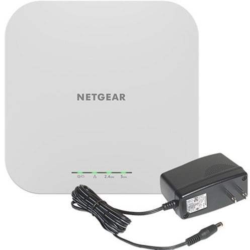 Netgear WAX610 Dual Band Wi-Fi 6 IEEE 802.11 a/b/g/n/ac/ax/i 1.80 Gbit/s Wireless Access Point - Indoor — WAX610PA-100NAS