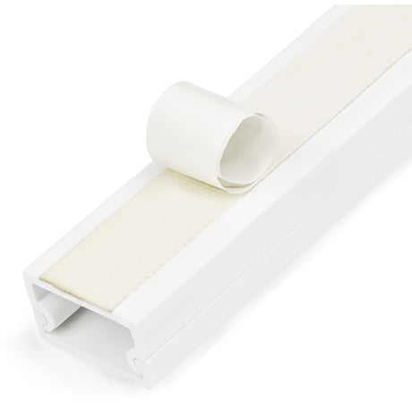 StarTech.com Cable Management Raceway w/Adhesive Tape and Cover 3/4"(19mm)W x 3/8"(11mm)H, 3ft(1m) length, Network Cord Hider, UL Listed — CBMWWD1911