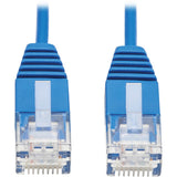 Eaton Tripp Lite Series Cat6 Gigabit Molded Ultra-Slim UTP Ethernet Cable (RJ45 M/M), Blue, 3 ft. (0.91 m) — N200-UR03-BL