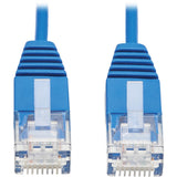 Eaton Tripp Lite Series Cat6 Gigabit Molded Ultra-Slim UTP Ethernet Cable (RJ45 M/M), Blue, 6-in. (15.24 cm) — N200-UR6N-BL