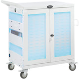 Tripp Lite by Eaton Safe-IT Multi-Device UV Charging Cart, Hospital-Grade, 32 USB Ports, iPad and Android Tablets, Antimicrobial, White — CSC32USBWHG